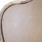 Gilded wood mirror 67x42cm