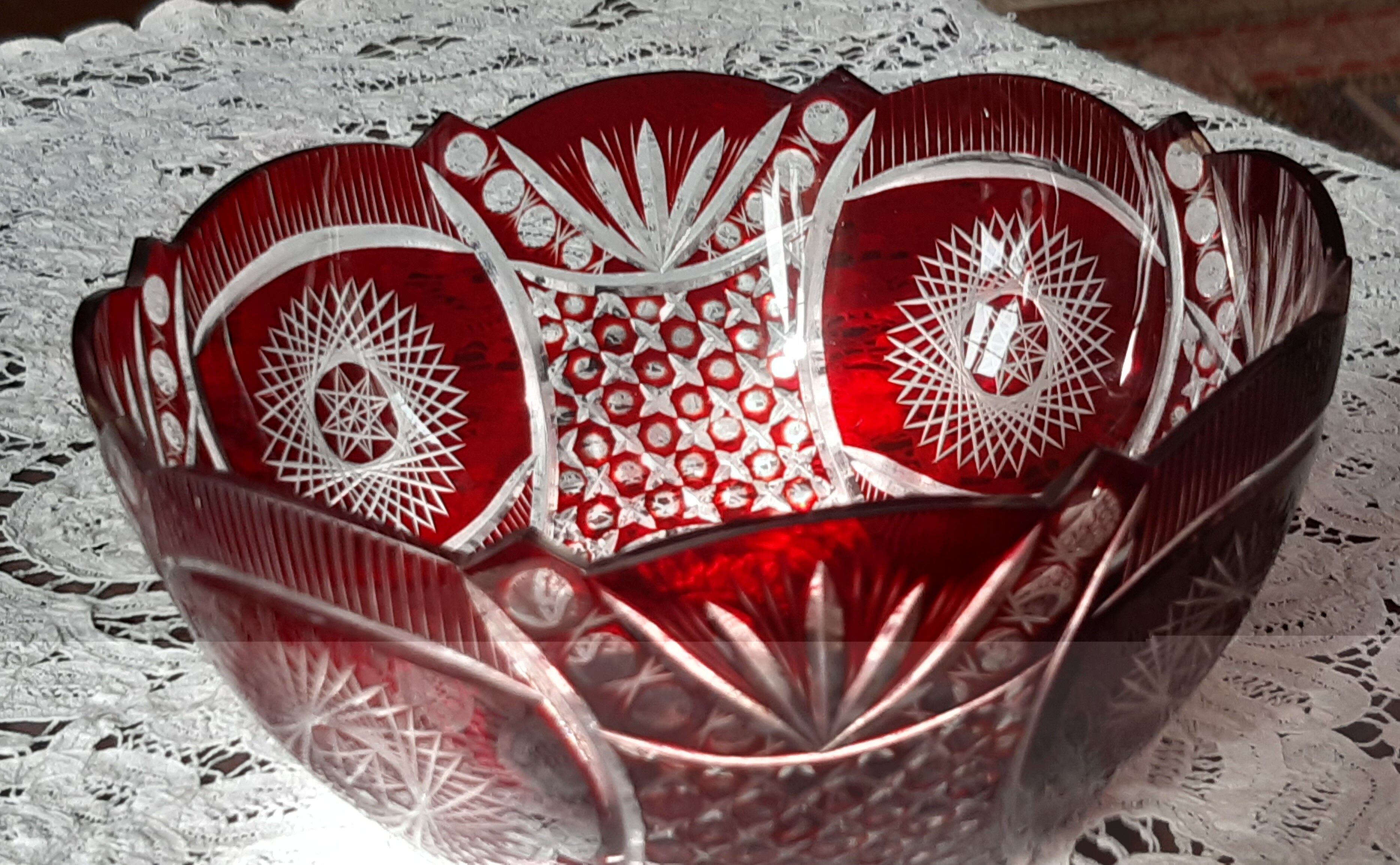 Crystal cup val saint lambert