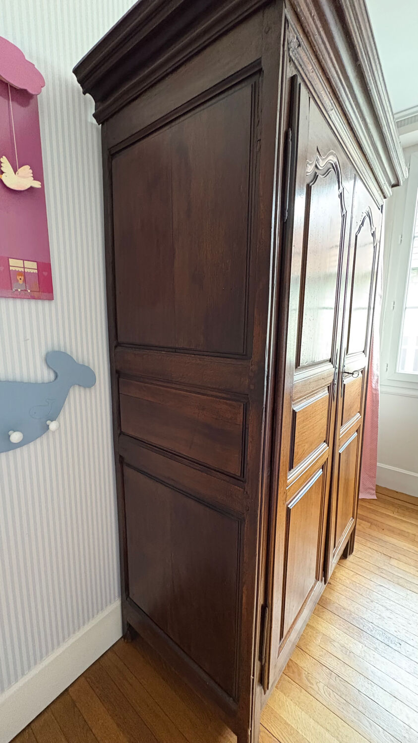 Walnut wardrobe