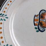 Lot of 12 Vosgien Badonviller flat plates