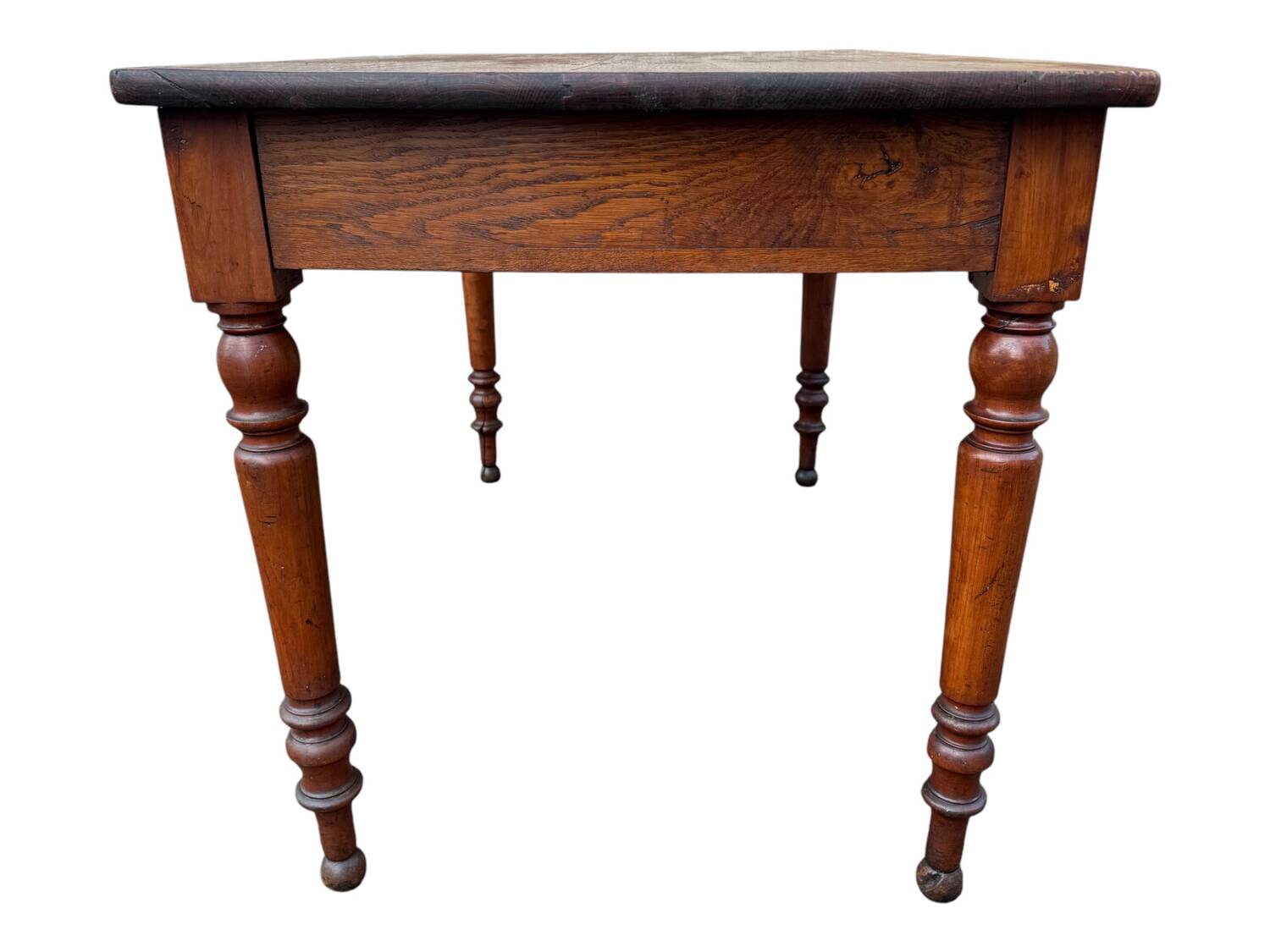 19th century oak bistro table