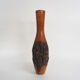 Solid wooden vase, 1970's