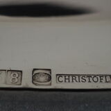 Monogrammed, oval-shaped dish - Chinon fillets collection - Christophle