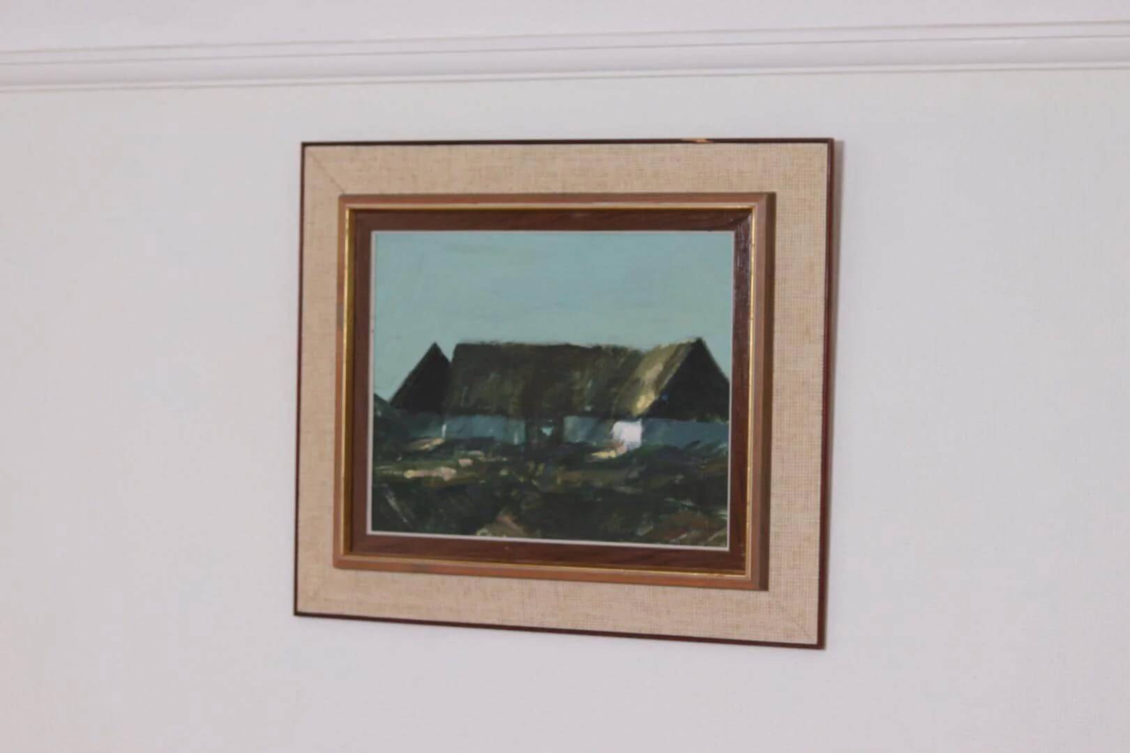 House on landscape by Bengt Hillgrund