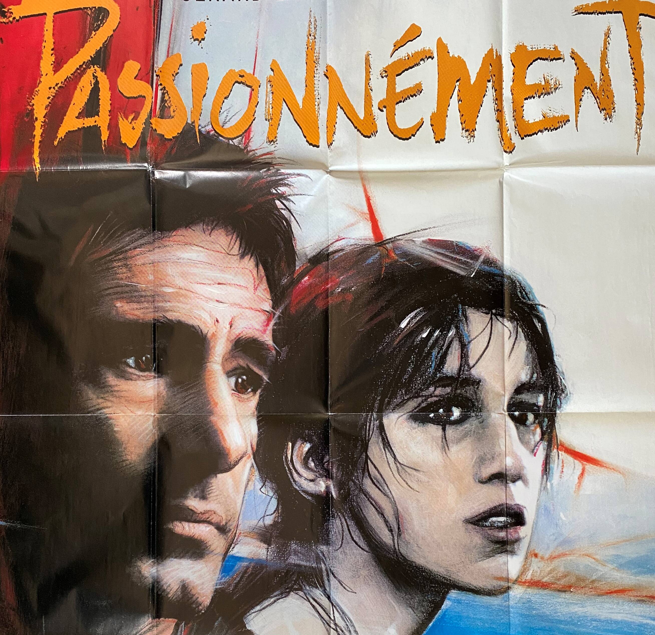 Original cinema poster "Passionately" Charlotte Gainsbourg 120x160cm 2000