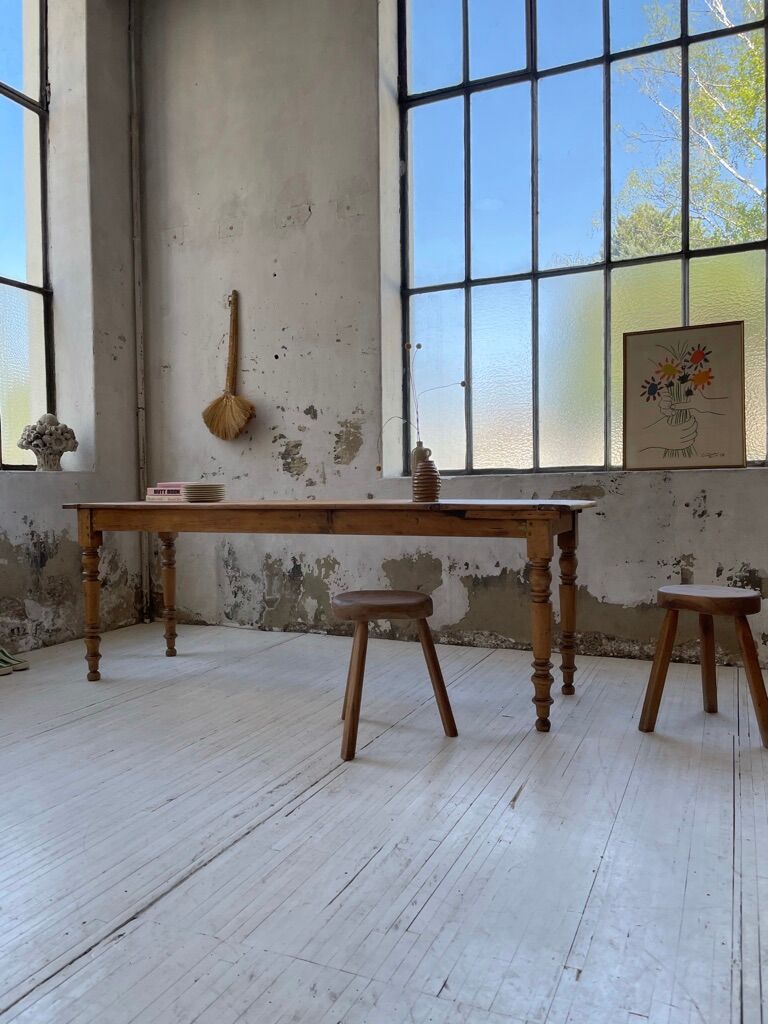 Farm table bistro pine and cherry 210cm