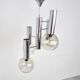 Vintage glass globe chandelier, 1970s