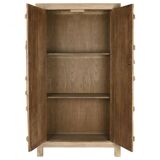 Solid elm cabinet 115x48x210 natural new condition