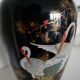 Heron decor vase