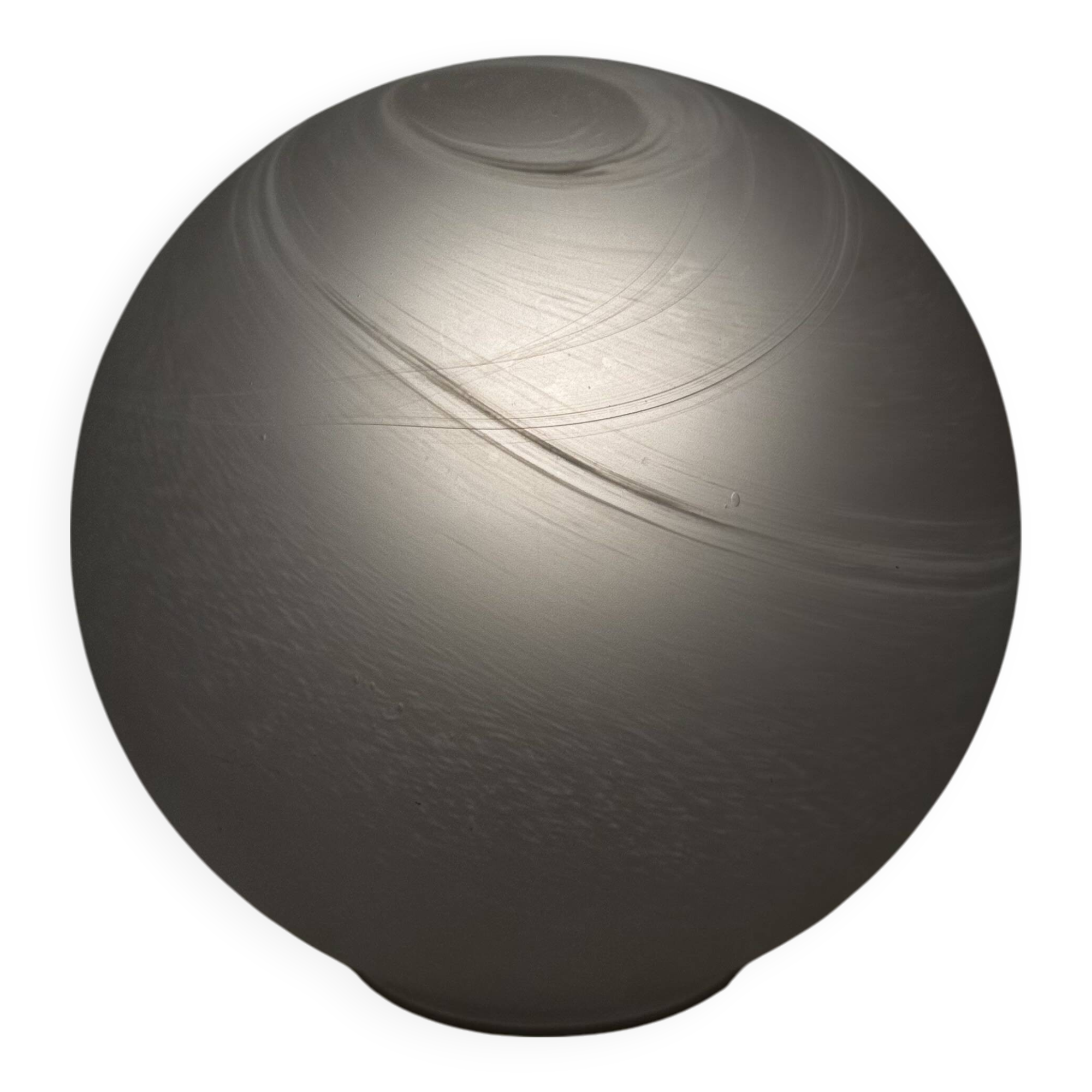 Vintage Wofi leuchten glass table lamp Mars