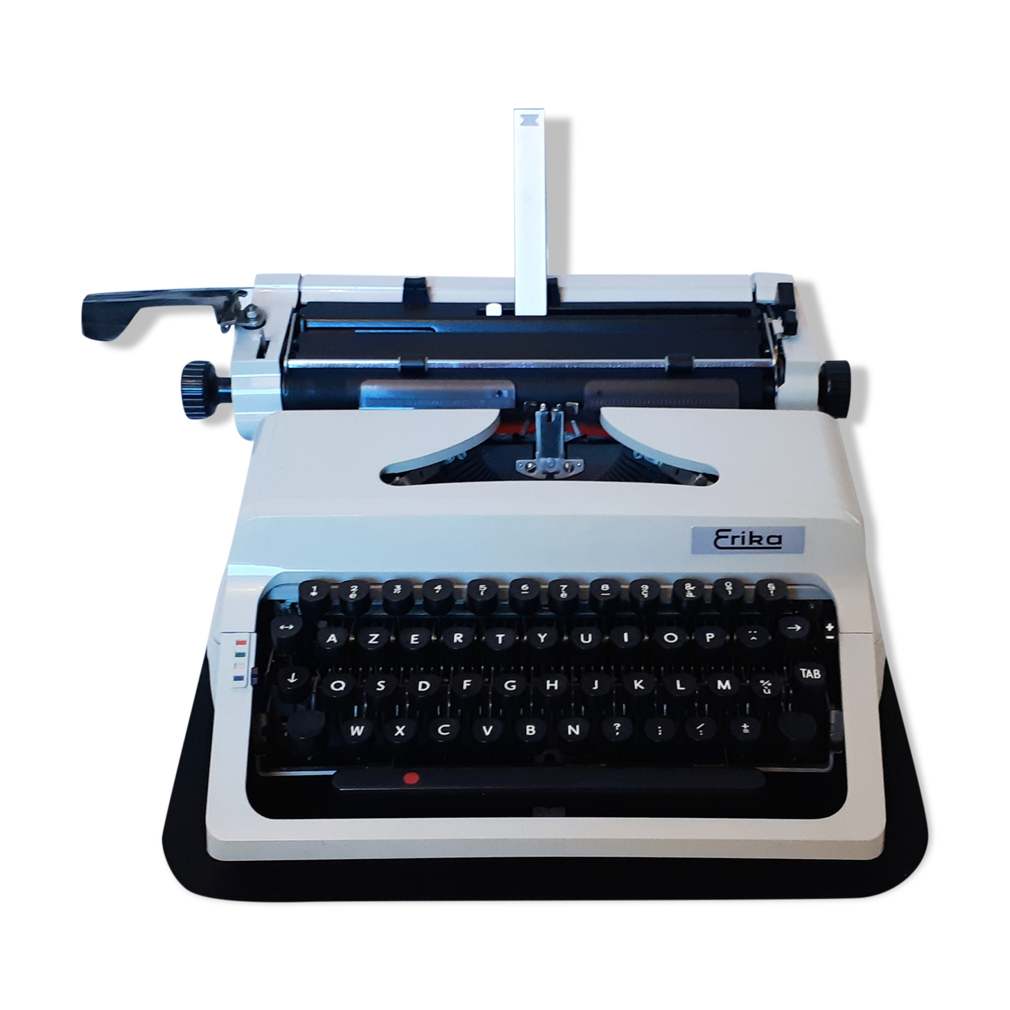 Portable, functional typewriter with user manual