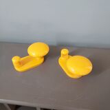 Yellow hooks designer Carlo Bartoli