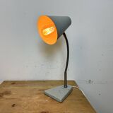 Grey Industrial Gooseneck Table Lamp from Zaos, 1960s
