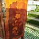 Commode marqueterie plateau marbre style louis xv