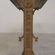 Bistro table marked A.Delail Toulouse in cast iron and marble, 1920