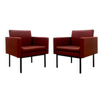 Pair of Retro Industrial Armchairs, 1970s, Czechoslovakia