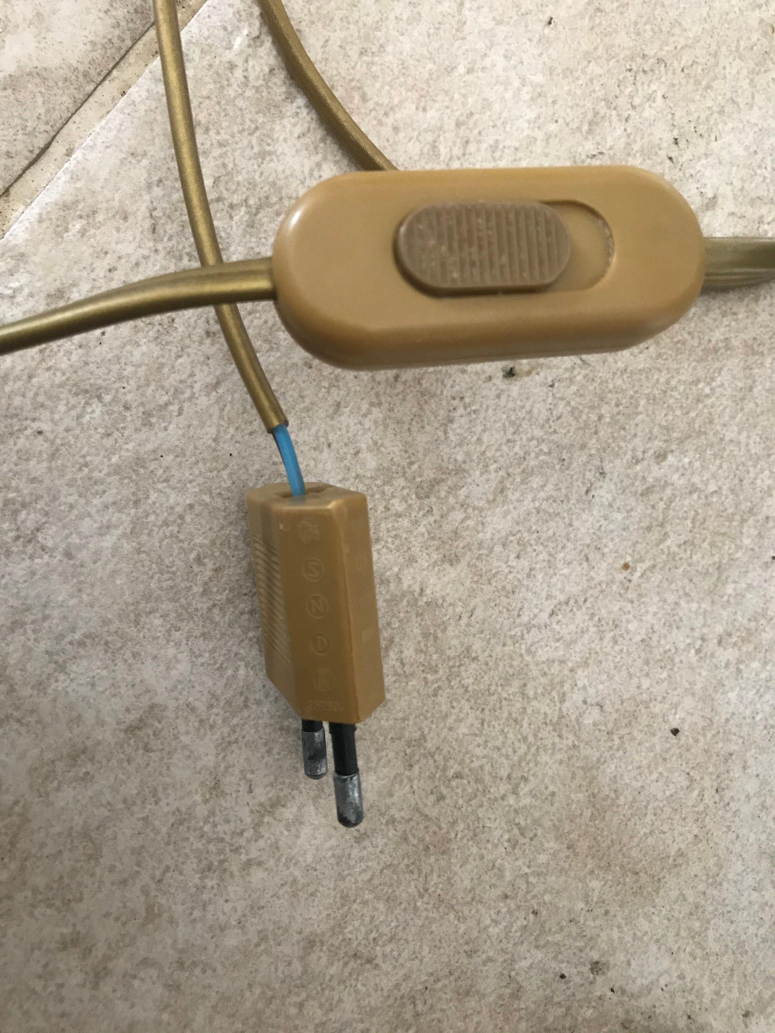 Pair of sandstone lamp