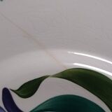 Flat plates Terre de fer St Amand and Hamage Nord - Hand painted