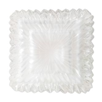 Glass square ceiling light