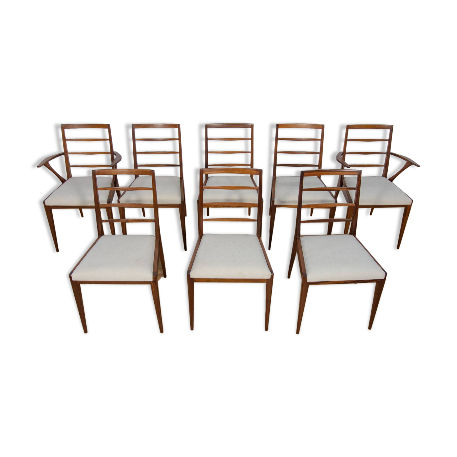 McIntosh Mid-Century Dining Chairs, 1960s, Set of 8