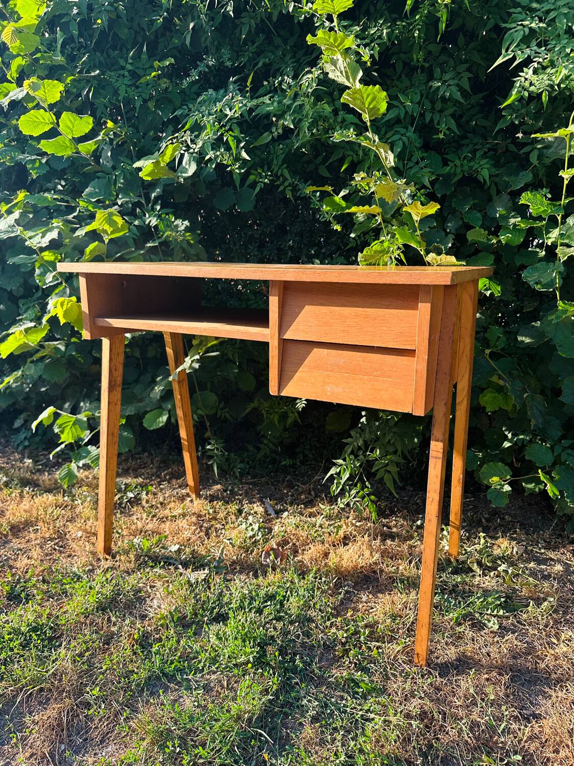 Scandinavian wooden desk, 1960s