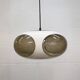 Lampe de plafond UFO à yeux de bug de l'ère spatiale *** Massive *** modèle blanc *** Belgique