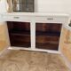 Buffet en bois 2 portes cannage