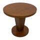Vintage side table art deco style 80s wood minimalist design