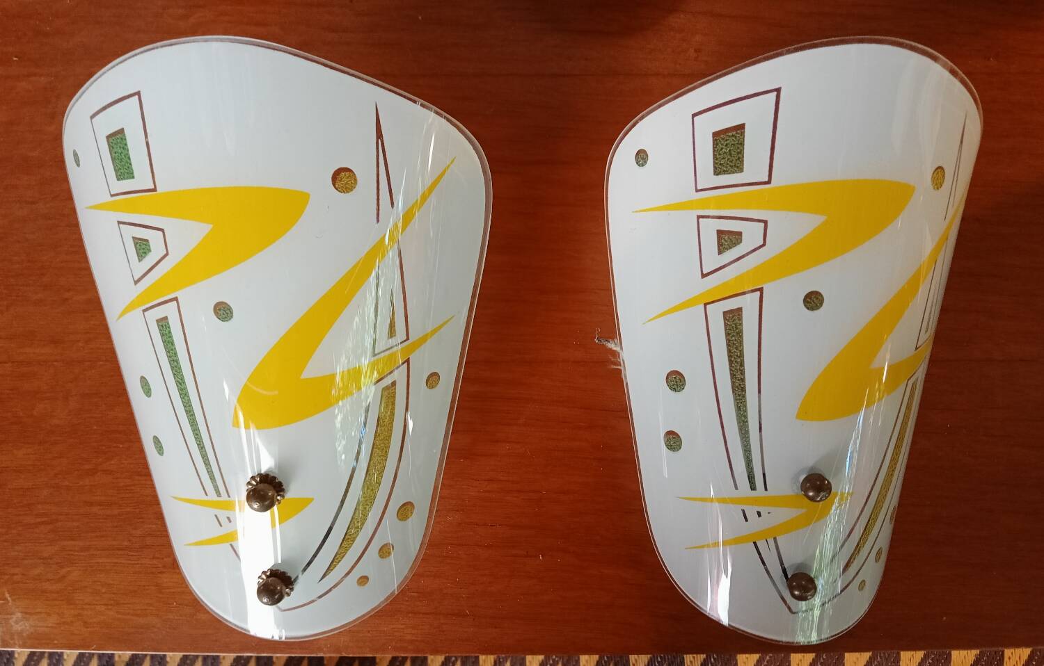 Pair of Art Deco wall lights