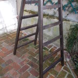Double wooden ladder
