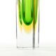 Sommerso vase, Murano glass, designed by F. Poli, Italy, 1950s