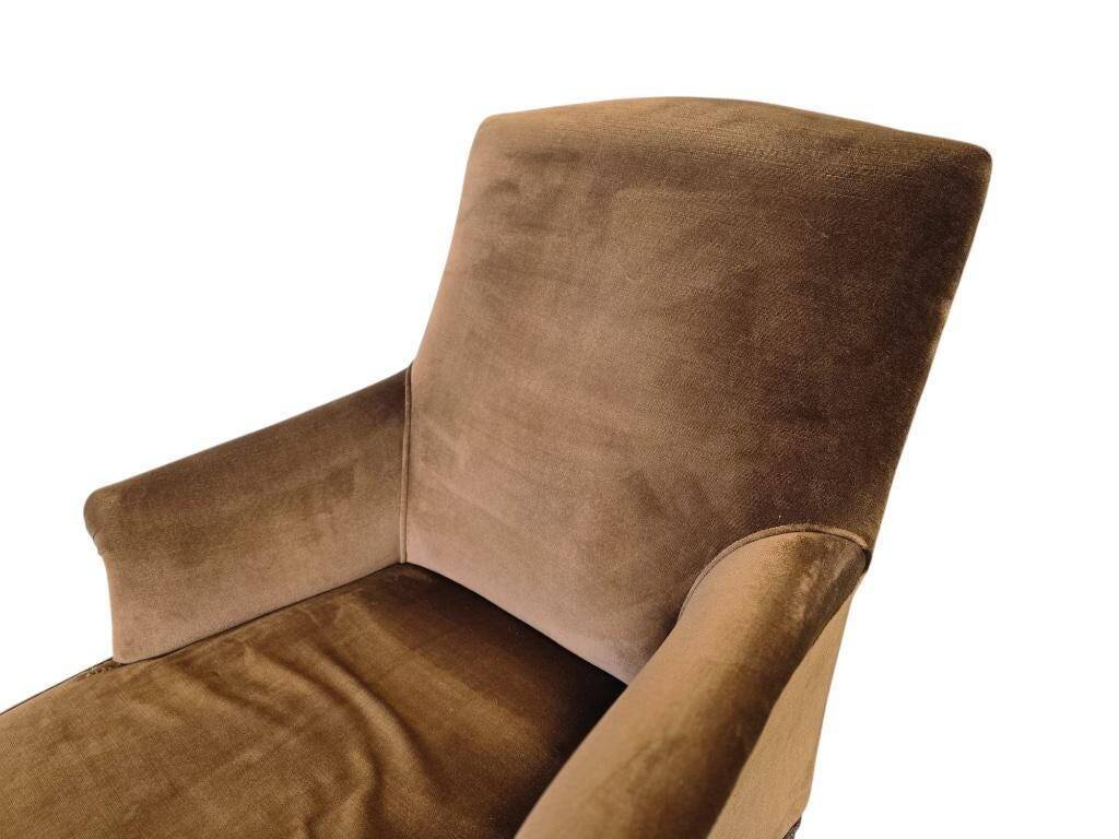 Chaise longue vintage / fauteuil / méridienne avec franges