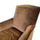 Chaise longue vintage / fauteuil / méridienne avec franges