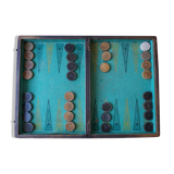 Former French Backgammon of 1930-1940 Vintage Table Game / Board Game