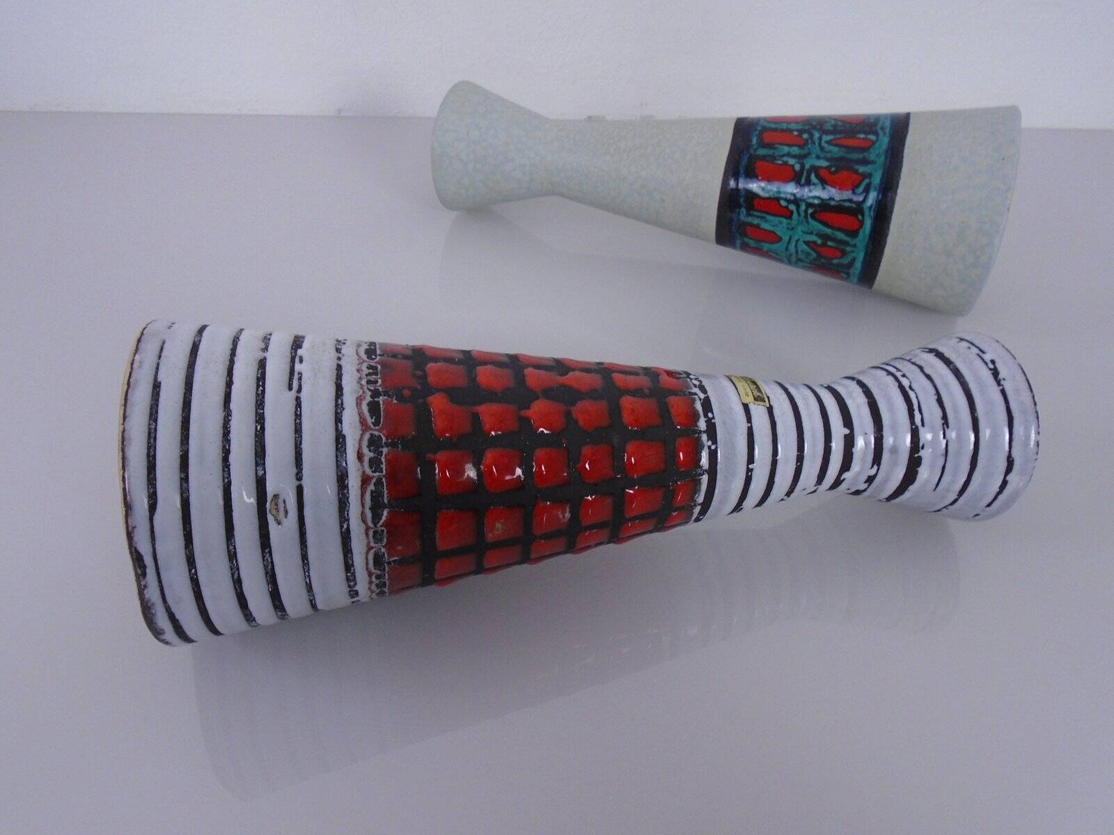 Ceramic vases by Heinz Siery for Scheurich, 1950s, set of 2.