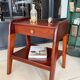 Vintage solid wood bedside table