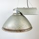 Industrial Factory Pendant Lamp with Frosted Glass Cover, 1970s