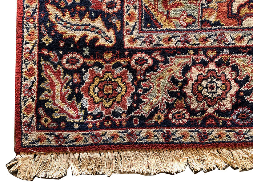 Wool rug, Persian carpet reproduction, Heriz
