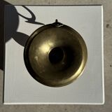 Antique gold hand candlestick H8 D14