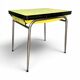 Vintage yellow Formica table 1950