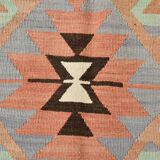 5x10 Geometric 58s Antique Kilim Rug, 168x313Cm