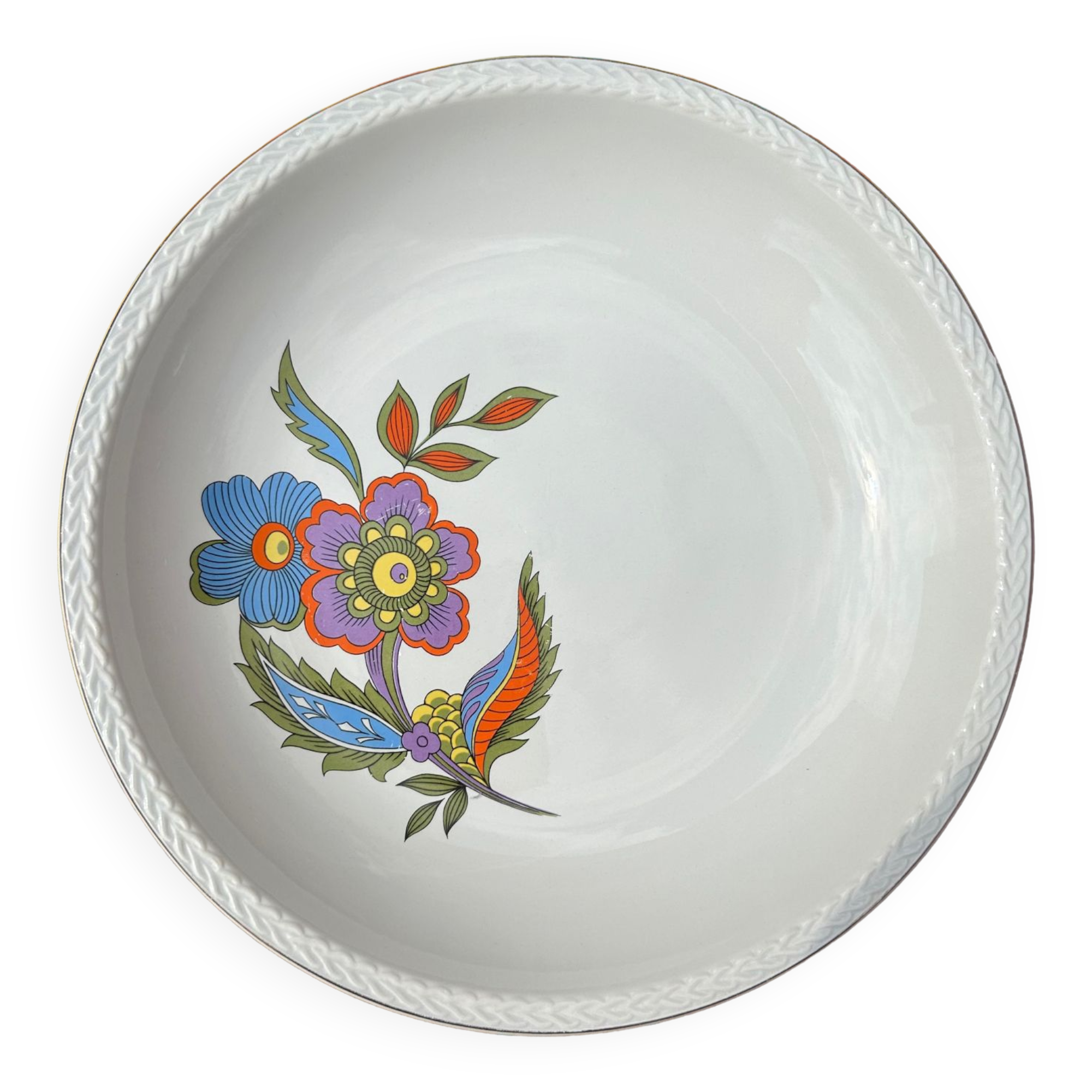 Deep dish eliane digoin sarreguemines