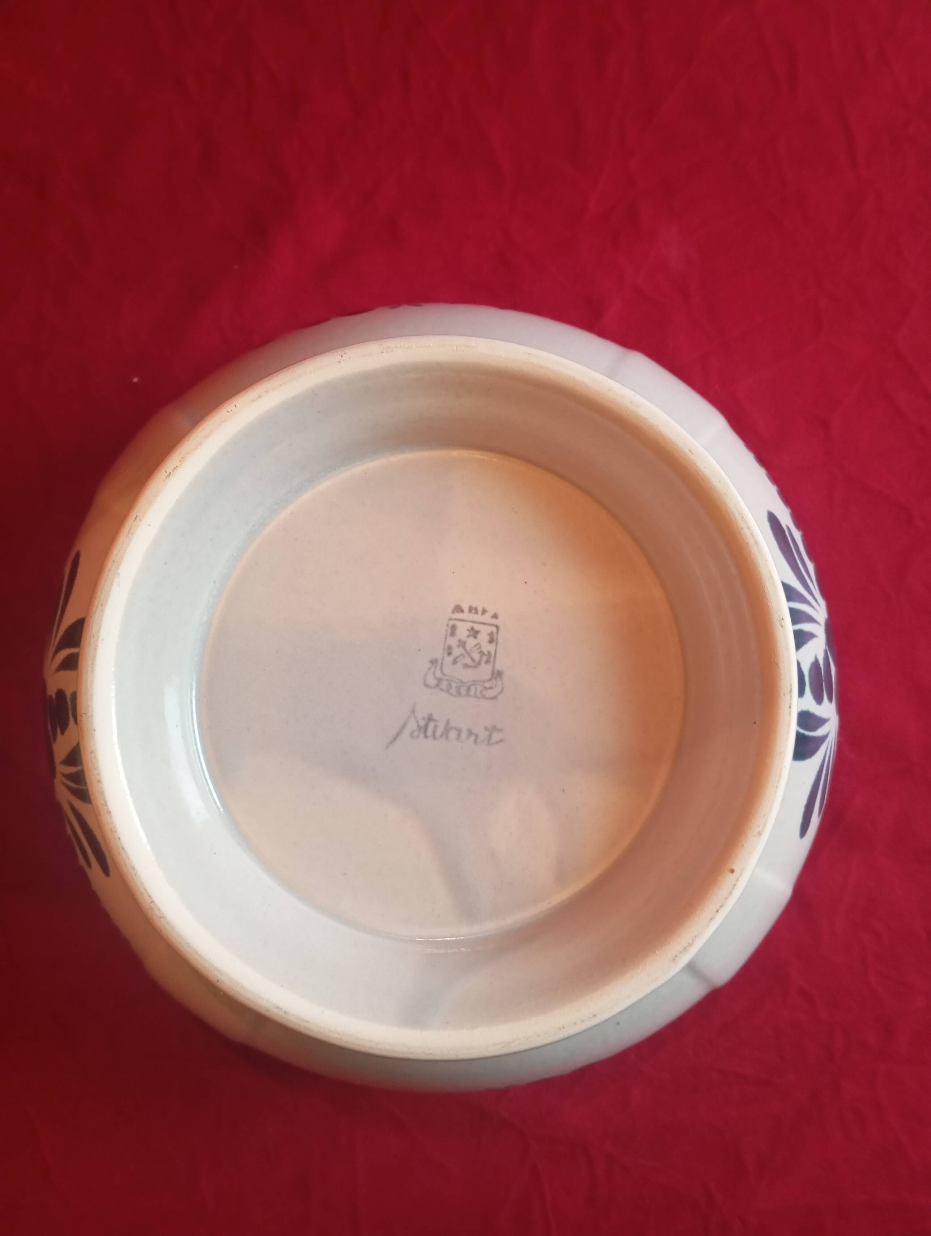 Saladier en faience de Pornic modèle "Stuart"
