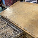 Double oak printer furniture from the 1930s