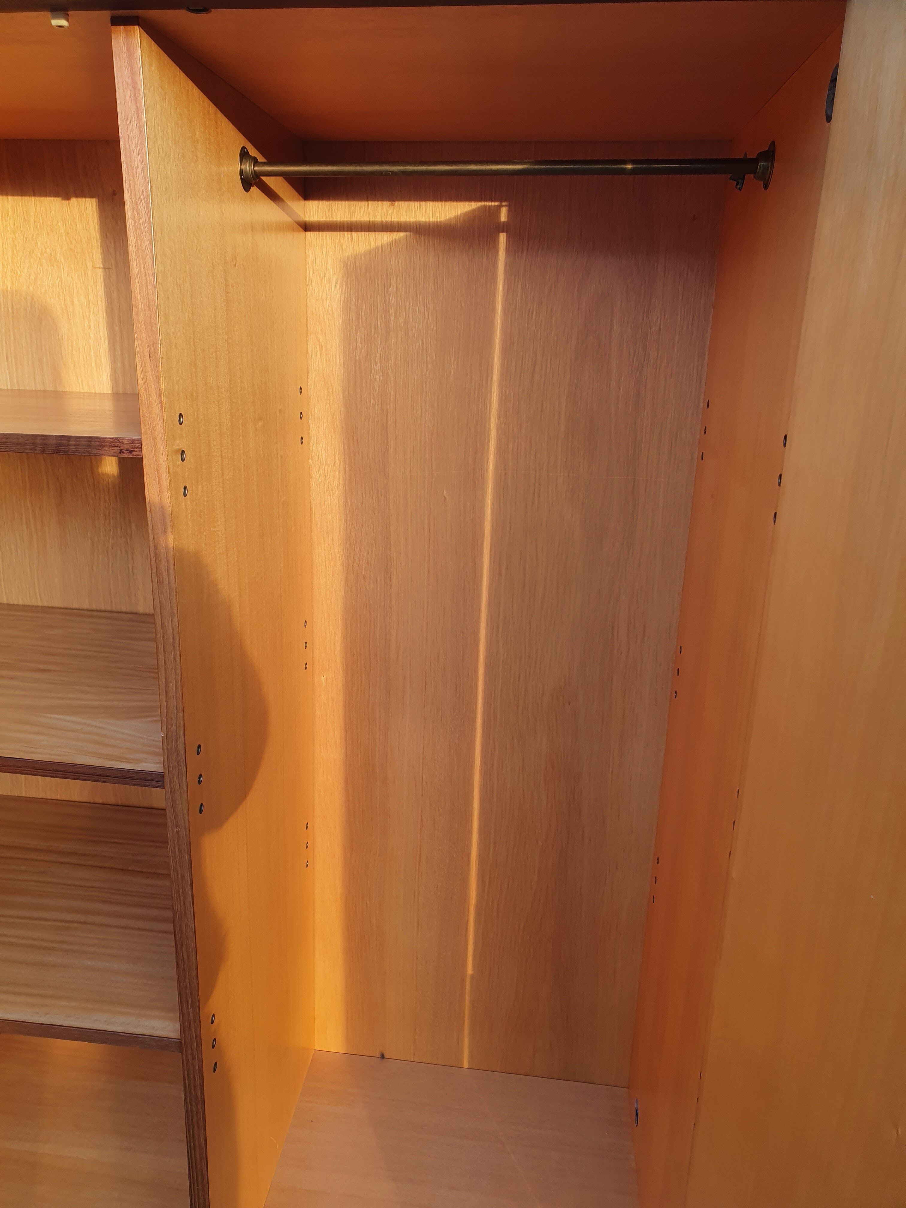 Vintage Scandinavian teak wardrobe