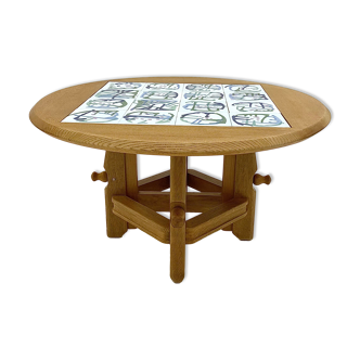 Coffee Table by Guillerme and Chambron, 1960s