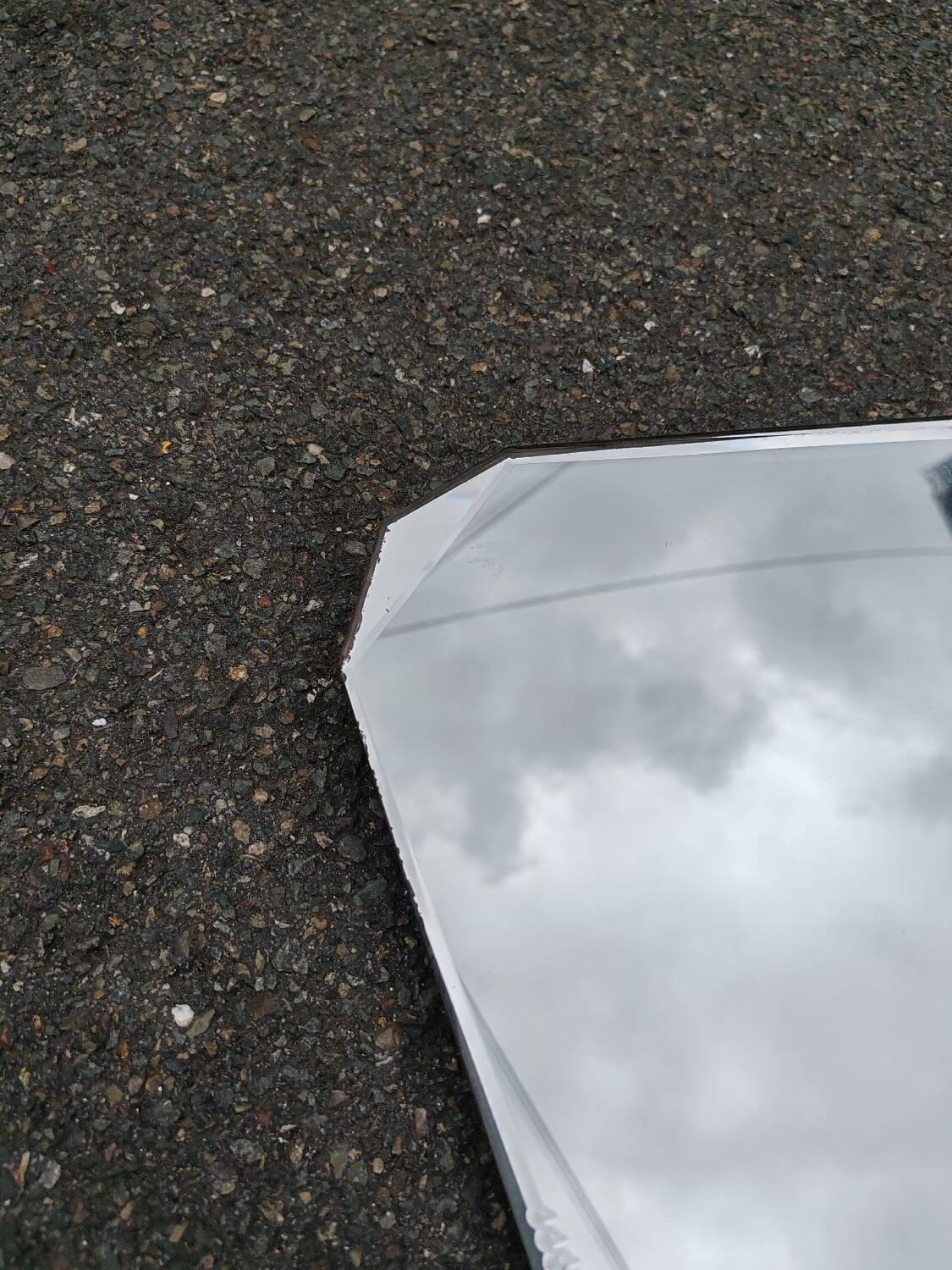 Beveled mirror from the 50s.
