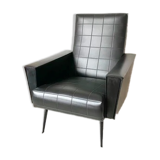 Black skai armchair