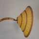 Bamboo floor lamp, 1950s