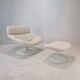 F518 Lounge Chair with Ottoman by Geoffrey Harcourt for Artifort, 1970s